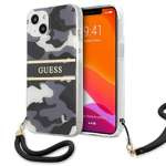 Cover Guess GUHCP13MKCABBK iPhone 13 6.1" nero/nero collezione cinturino Camo