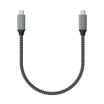 Satechi - kabel USB-C - USB-C 25 cm, 100W, 40Gbps (space gray)
