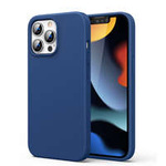 Custodia protettiva in silicone Ugreen Custodia in silicone flessibile in gomma per iPhone 13 Pro Max blu