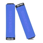 Manopole manubrio bicicletta in spugna Rockbros BT1001BLBK - blu e nere