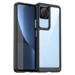 Custodia Outer Space per Xiaomi Poco F4 5G cover con cornice flessibile nera