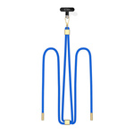 TECH-PROTECT C2S ROPE CROSSBODY STRAP COBALT BLUE/GOLD