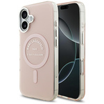 Etui Karl Lagerfeld IML Karl RSG Logo    MagSafe do iPhone 17 różowy