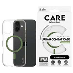 Etui CARE by PanzerGlass Flagship Case iPhone 16 6.1" zielony/green MagSafe 1369