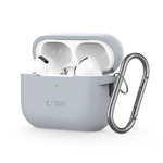 TECH-PROTECT SILICONE HOOK APPLE AIRPODS PRO 1 / 2 CRAYON GREY