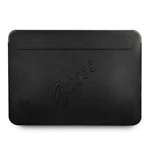 Cover GUESS Laptop Tablet 13 Sleeve Saffiano Script Black Case