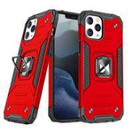Custodia Wozinsky Ring Armor per iPhone 14 Pro cover blindata anello porta magnetico rosso