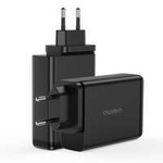 Caricabatterie Choetech GaN 140W 4 porte (2x USB C, 2x USB) nero (PD6005)