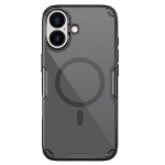 Etui Nillkin Nature TPU Pro Magnetic kompatybilne z MagSafe na iPhone 17 - półprzezroczyste-czarne