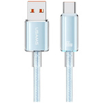 Kabel USAMS Cloud Series US-SJ658 6A USB-A do USB-C 1,2m niebieski