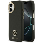 Etui Guess Grained Strass Logo MagSafe   do iPhone 17 czarny