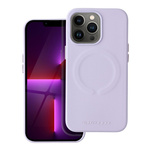 ROAR futerał LEATHER MAG kompatybilny z MagSafe do IPHONE 13 Pro Fioletowy