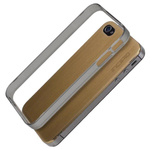 Cover iPhone 4 4S INCIPIO Le Deux Metal Gold Cover