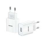 Caricatore USAMS 1xUSB T18 2.1A a carica rapida bianco