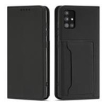 Custodia per carte magnetiche per Xiaomi Redmi Note 11 Custodia per carte Portafoglio Porta carte nera