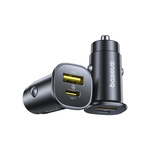Ładowarka Samochodowa Baseus GOTRIP 30W USB-C/USB-A Czarna
