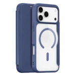 Dux Ducis Skin X Pro iPhone 17 Pro Hülle mit Wallet, MagSafe kompatibel - Blau