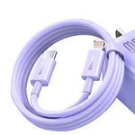 Cavo USB-C per ricarica rapida/trasferimento dati - Lightning PD 20W 1m Baseus Superior Series - viola