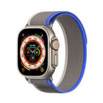 Cinturino sportivo in velcro per Apple Watch Ultra/8/7/6/SE/5/4/3/2/1 (42, 44, 45, 49mm) Dux Ducis Strap YJ Version - Blu grigio