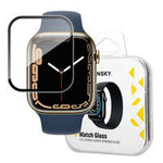 Wozinsky Watch Glass vetro ibrido per Apple Watch 7/8 mm nero