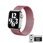 Crong Milano Steel strap - Cinturino acciaio inossidabile per Apple Watch 38/40 mm (oro rosa)