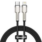 Baseus Cafule Metal Cavo dati USB tipo C - Lightning 20 W Power Delivery 1 m nero (CATLJK-A01)