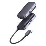 Baseus PadJoy HUB USB-C universale per tablet/smartphone 4in1 USB-C - grigio scuro