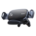 Baseus LightChaser BS-CM029 Autohalterung mit induktivem Dreifachspulen-Ladegerät – Schwarz