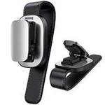 Baseus clip supporto auto per occhiali per occhiali argento (ACYJN-B0S)