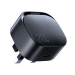 Caricabatterie rapido USB tipo C PD piccolo da 20 W Spina europea nera (L-P210)