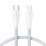 Joyroom USB C - Cavo Lightning 20W Surpass Series per ricarica rapida e trasferimento dati 1,2 m bianco (S-CL020A11)