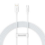 [RETURNED ITEM] Baseus Superior Series Cavo di ricarica rapida USB-A - USB-C 100W 480Mbps 2m bianco