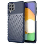 Custodia in TPU con cover rigida e flessibile Thunder Case per Samsung Galaxy A22 4G blu