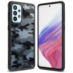 Ringke Fusion Matte tpu con cornice per Samsung Galaxy A73 nera