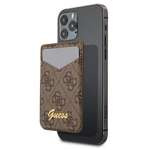Cover GUESS Wallet Card Slot MagSafe 4G Brown Case