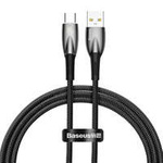 Baseus Glimmer Series cavo di ricarica rapida USB-A - USB-C 100W 480Mbps 1m nero