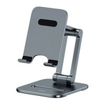 Baseus Supporto pieghevole da tavolo/supporto in metallo per smartphone grigio (LUSZ000013)