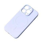 Custodia in silicone compatibile MagSafe per iPhone 15 Custodia in silicone - blu