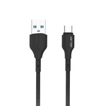 Beline Kabel 25W USB-A/USB-C 1m          czarny/black BLNCBC01