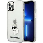 Cover Karl Lagerfeld KLHCP12MHNCHTCT iPhone 12 /12 Pro 6.1" trasparente rigidocase Ikonik Choupette Case