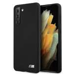 Cover BMW Samsung Galaxy S21 Plus Silicone M Collection BMHCS21MMSILBK Custodia nera