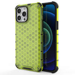 Custodia protettiva per armatura a nido d&#39;ape con paraurti in TPU per iPhone 13 Pro Max verde
