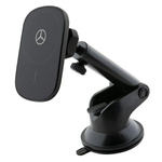 Mercedes uchwyt indukcyjny MEWCCGSLK 15W do kratki went/szybę czarny/black Silver Stars MagSafe Case