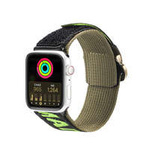 Cinturino Dux Ducis (versione esterna) per Apple Watch Ultra, SE, 8, 7, 6, 5, 4, 3, 2, 1 (49, 45, 44, 42 mm) cinturino in nylon nero e verde