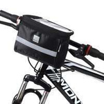 Borsa da manubrio per bici Wozinsky con custodia per telefono 2l nera (WBB12BK)