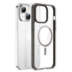 Custodia Dux Ducis Clin2 per iPhone 14 cover magnetica MagSafe grigia