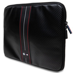 BMW Sleeve BMCS14COMSCAKR 14" Nero/Nero Carbonio Strisce Rosse