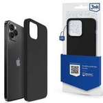 3mk Silicone Case iPhone 12/12 Pro 6.1" nero/nero