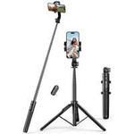 Bastone per selfie / asta telescopica con supporto e telecomando Bluetooth da 1,5 m Ugreen LP586 - nero