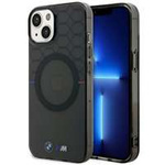 Cover BMW BMHMP14MHGPK iPhone 14 Plus 6,7" modello grigio/grigio MagSafe